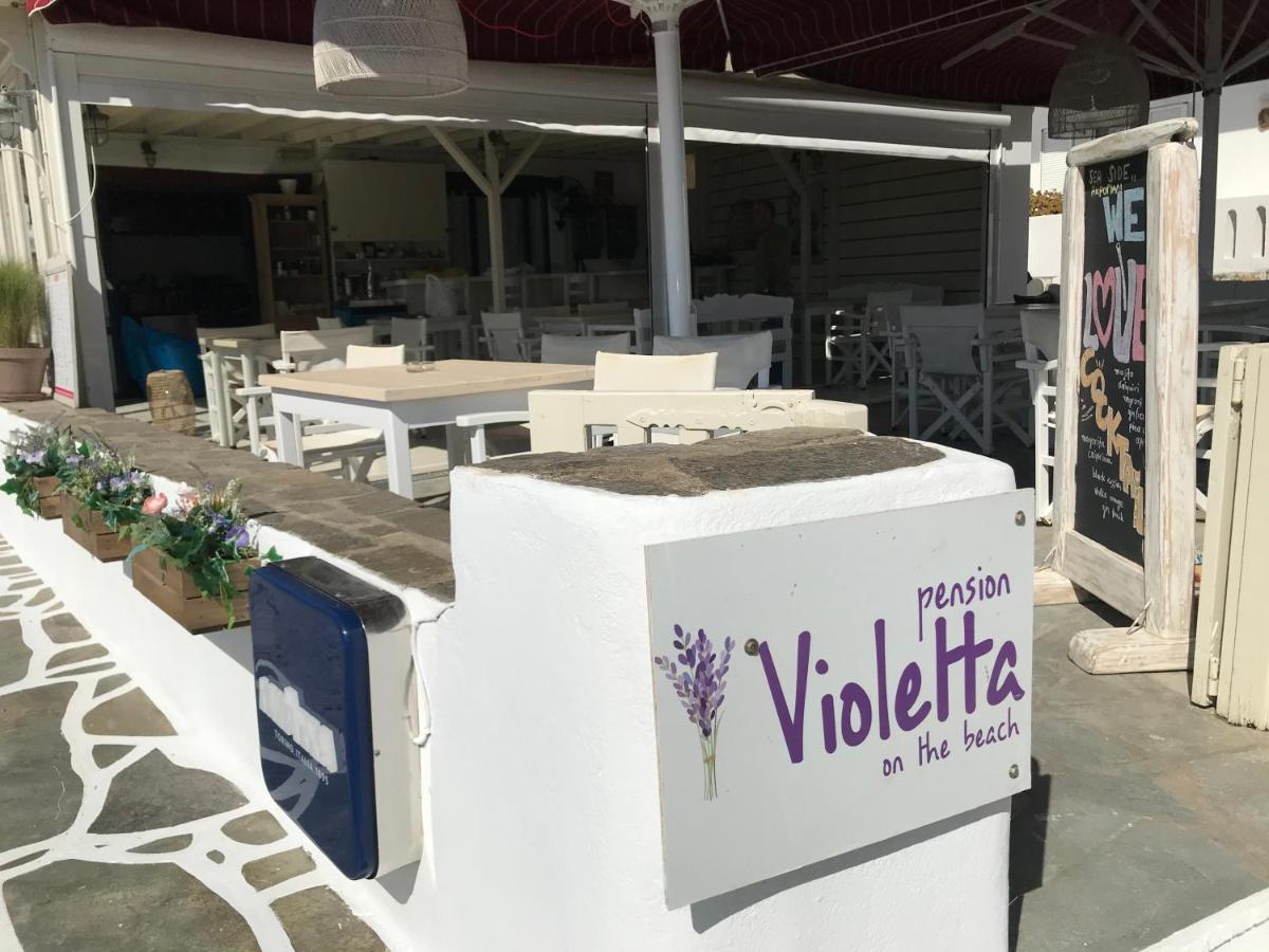 Studio Apartment Violetta At Livadia Beach Párosz Kültér fotó